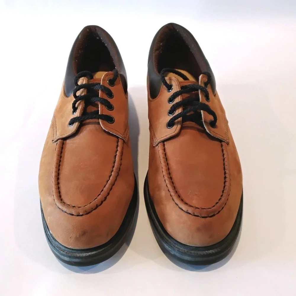 Red‎ Wing SuperSole Mens Tan Nubuck Moc Toe Work Shoes EH Made in USA